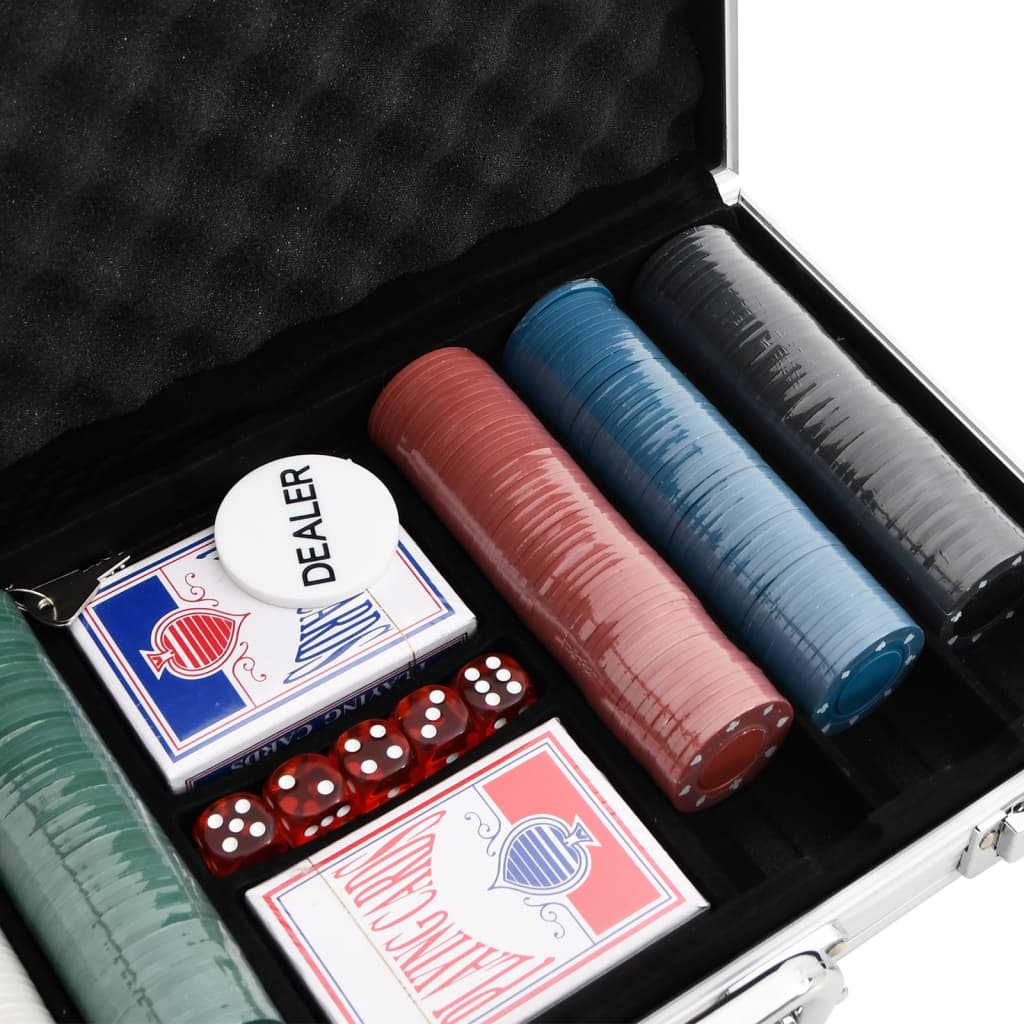 Set di Fiches da Poker 300 pz 4 g