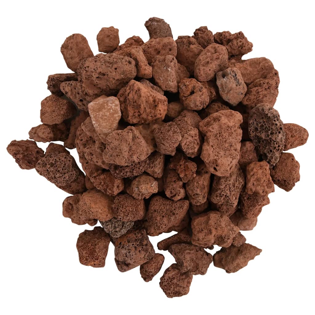 Rocce Vulcaniche 10 kg Rosse 1-2 cm