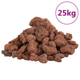 Rocce Vulcaniche 25 kg Rosse 1-2 cm