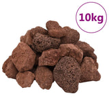 Rocce Vulcaniche 10 kg Rosse 5-8 cm