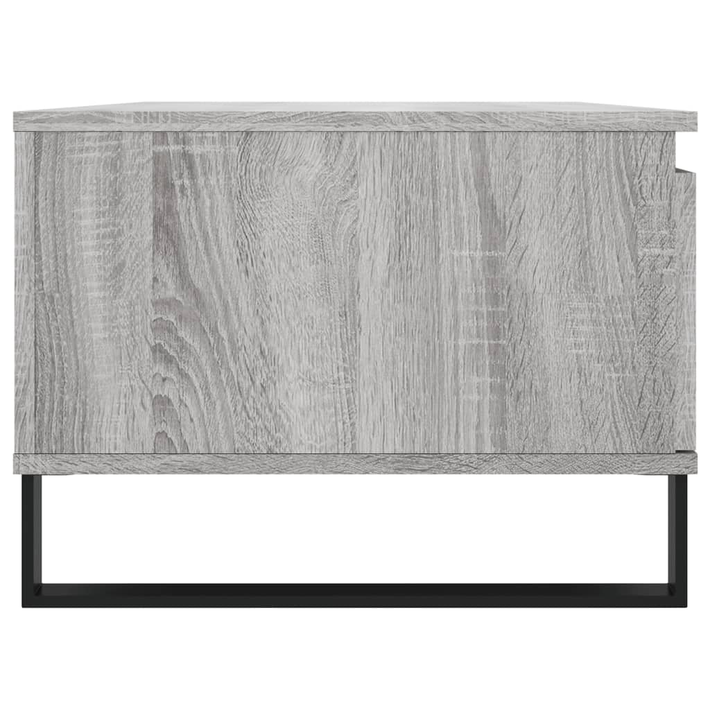 Tavolino Salotto Grigio Sonoma 90x50x36,5 cm Legno Multistrato