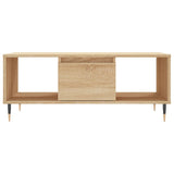 Tavolino Salotto Rovere Sonoma 90x50x36,5 cm Legno Multistrato