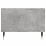 Tavolino Salotto Grigio Cemento 90x50x36,5 cm Legno Multistrato