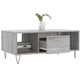 Tavolino Salotto Grigio Sonoma 90x50x36,5 cm Legno Multistrato