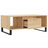 Tavolino Salotto Rovere Sonoma 90x50x36,5 cm Legno Multistrato