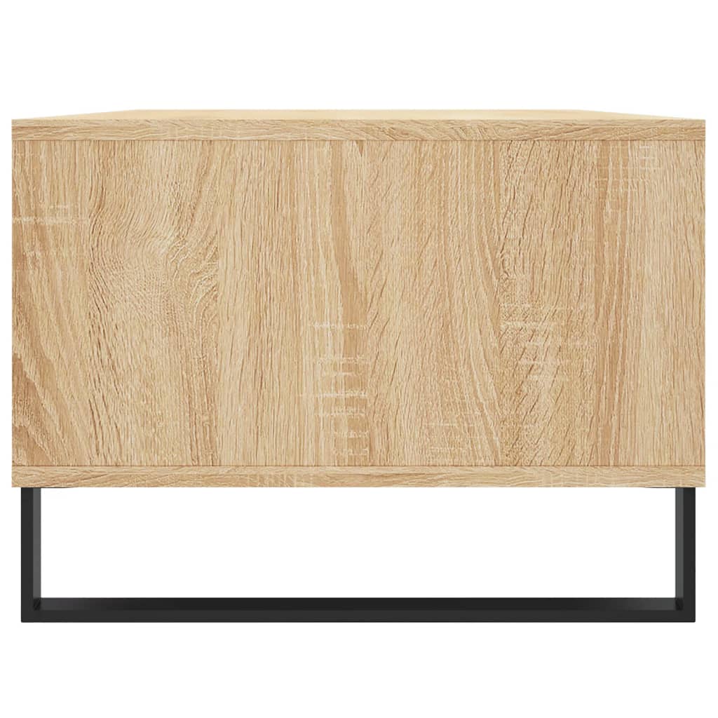 Tavolino Salotto Rovere Sonoma 90x50x36,5 cm Legno Multistrato