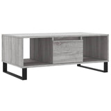 Tavolino Salotto Grigio Sonoma 90x50x36,5 cm Legno Multistrato