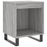 Comodini 2pz Grigio Sonoma 40x35x50 cm in Legno Multistrato