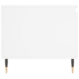 Tavolino da Salotto Bianco 100x50x45 cm in Legno Multistrato