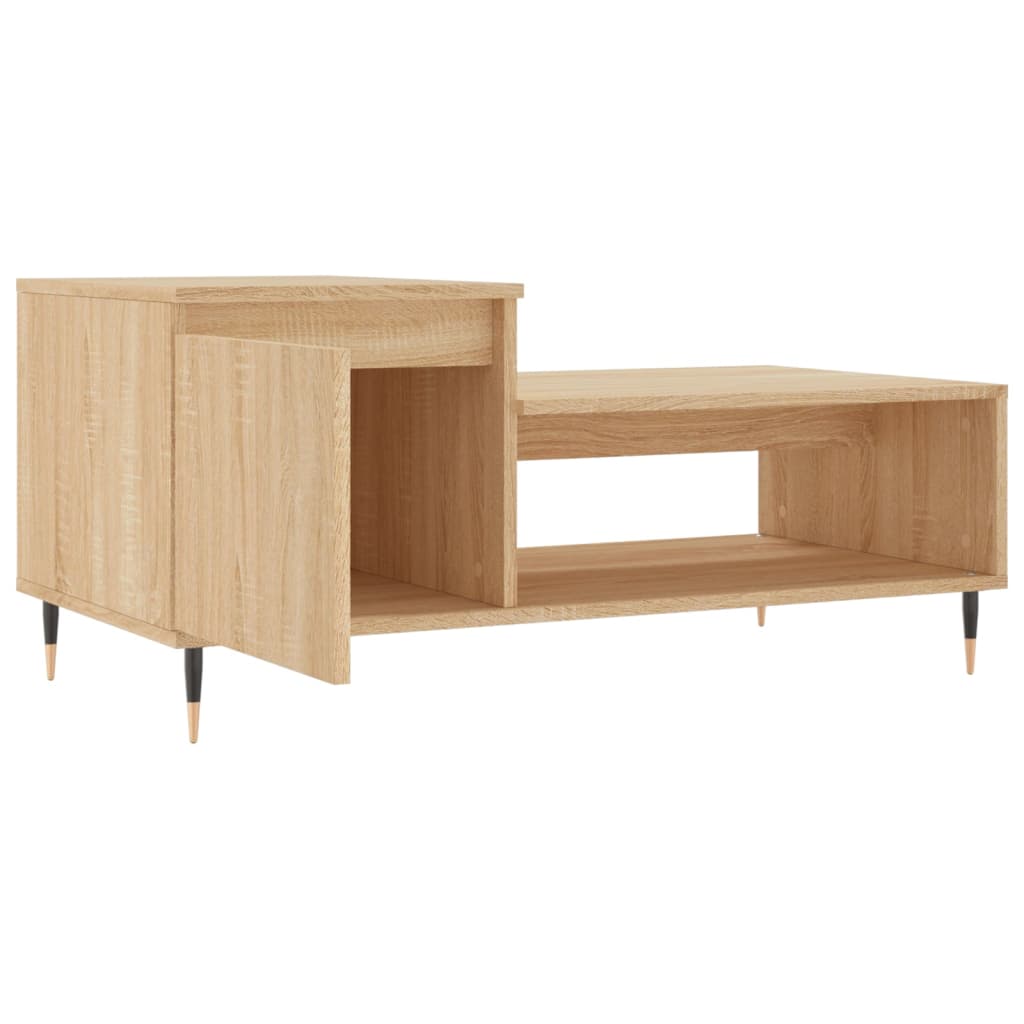 Tavolino da Salotto Rovere Sonoma 100x50x45cm Legno Multistrato