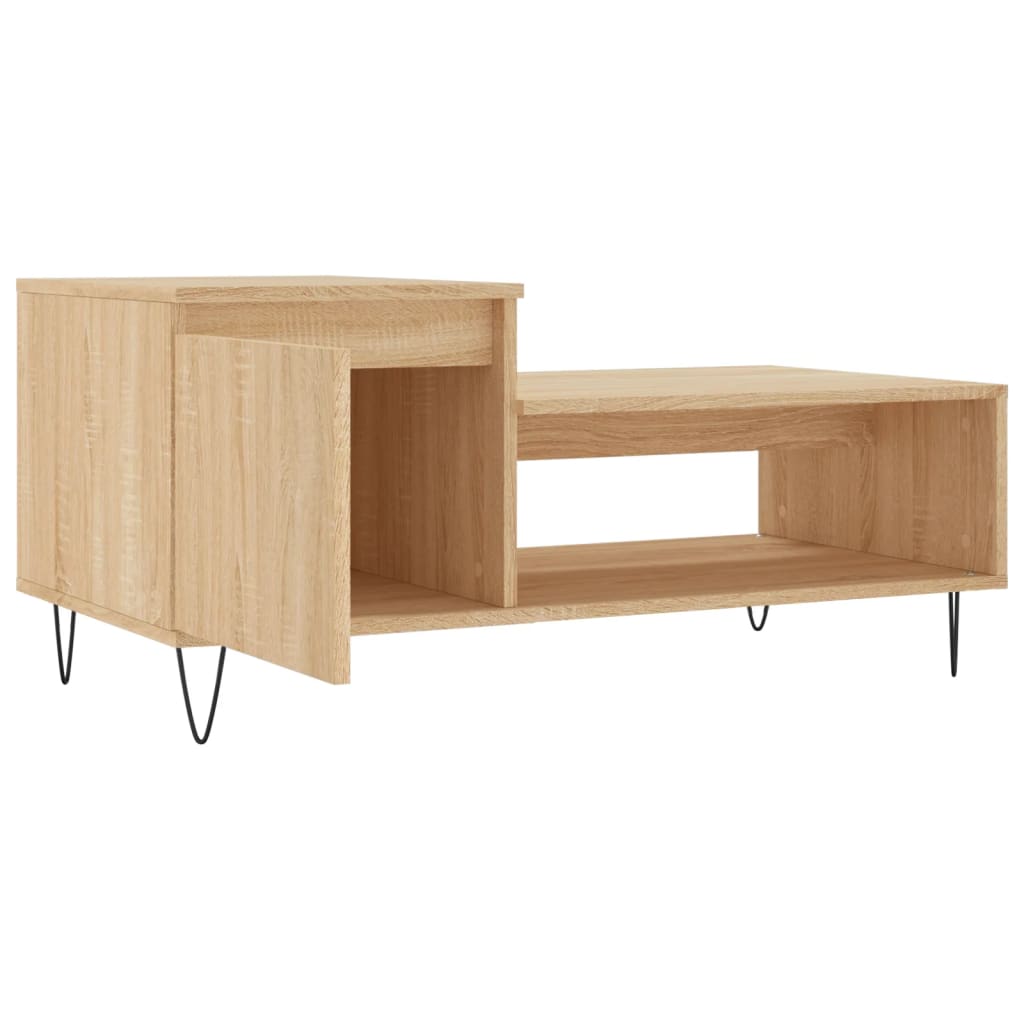 Tavolino da Salotto Rovere Sonoma 100x50x45cm Legno Multistrato