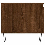 Tavolino da Salotto Rovere Marrone100x50x45cm Legno Multistrato