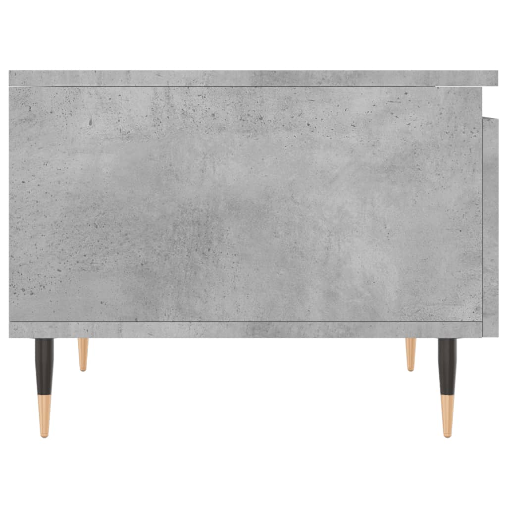 Tavolino da Salotto Grigio Cemento 50x46x35cm Legno Multistrato