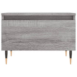 Tavolino da Salotto Grigio Sonoma 50x46x35 cm Legno Multistrato