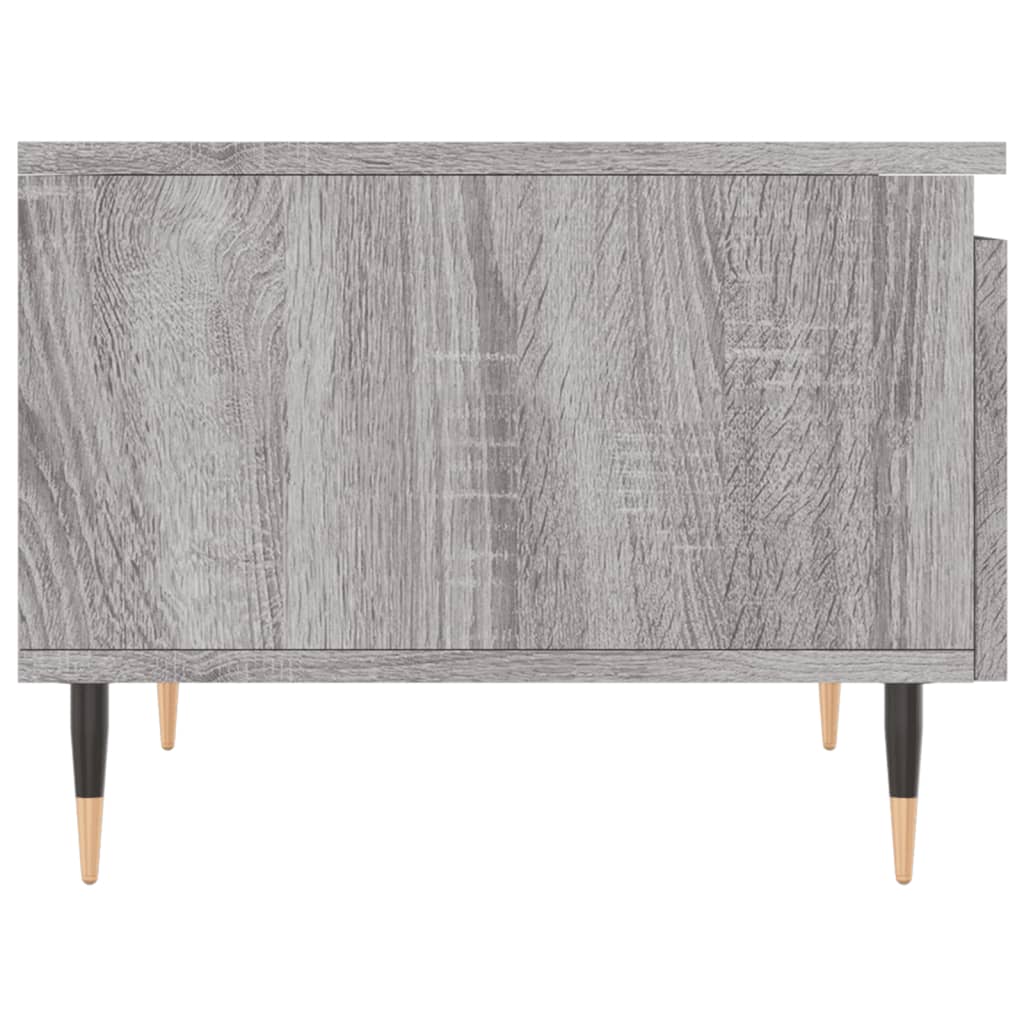 Tavolino da Salotto Grigio Sonoma 50x46x35 cm Legno Multistrato