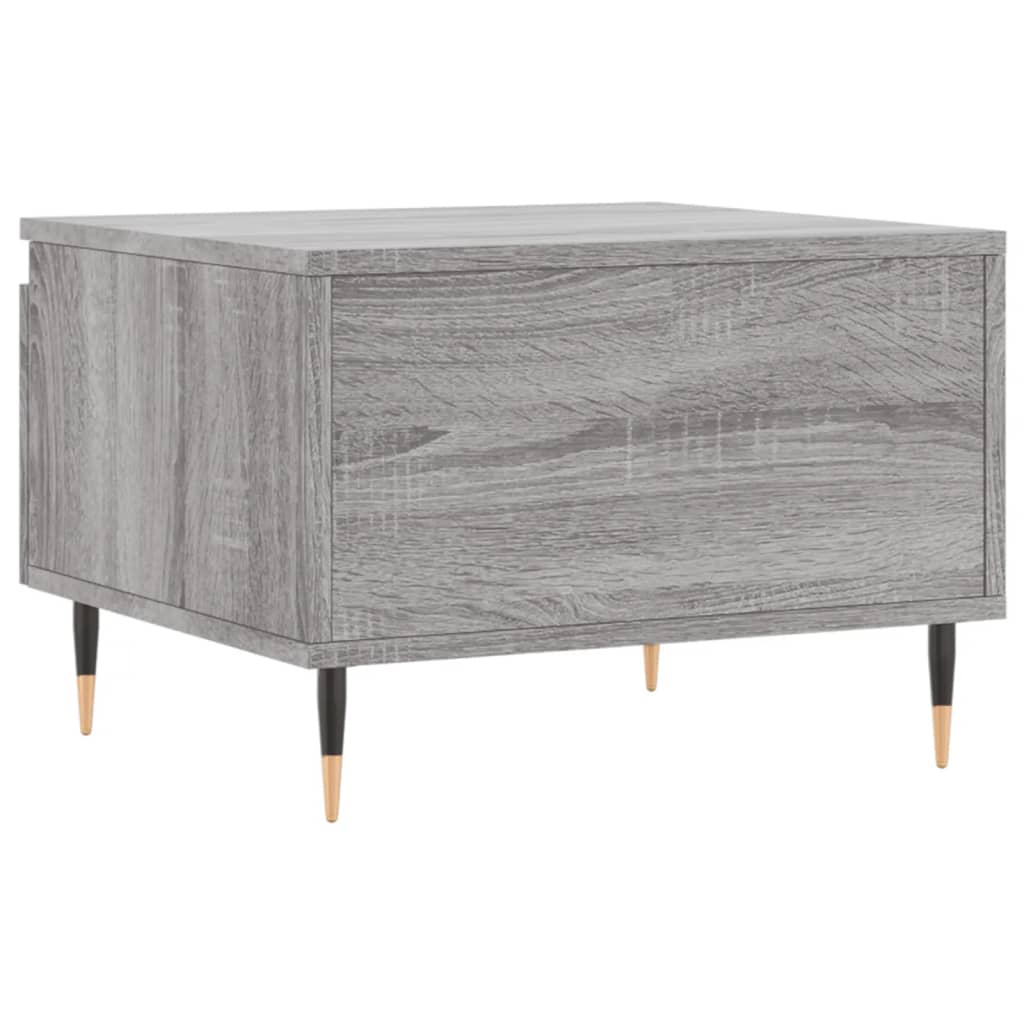 Tavolini Salotto 2pz Grigio Sonoma 50x46x35cm Legno Multistrato