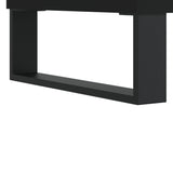 Tavolino da Salotto Nero 50x46x35 cm in Legno Multistrato