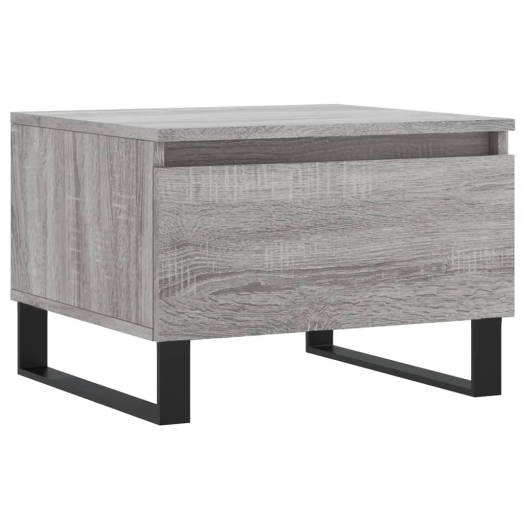 Tavolini Salotto 2pz Grigio Sonoma 50x46x35cm Legno Multistrato