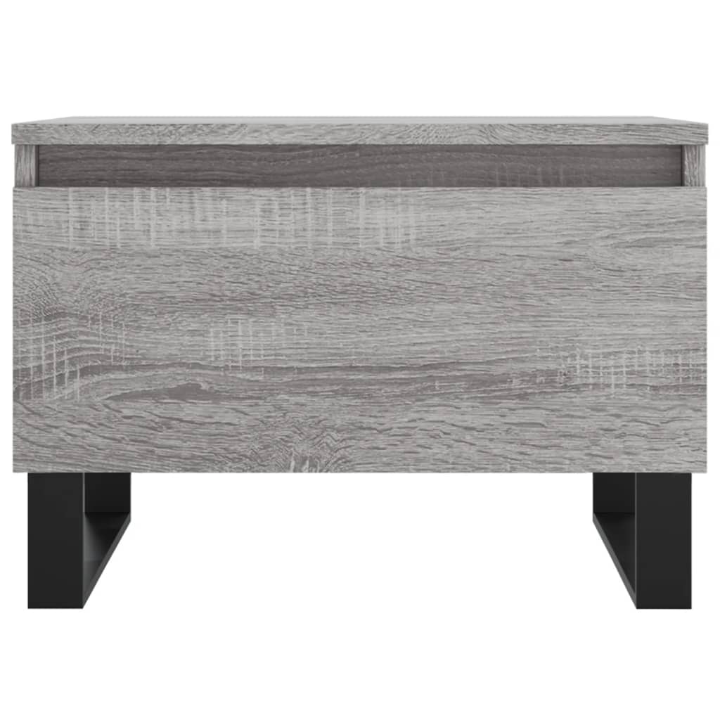 Tavolini Salotto 2pz Grigio Sonoma 50x46x35cm Legno Multistrato