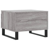 Tavolini Salotto 2pz Grigio Sonoma 50x46x35cm Legno Multistrato