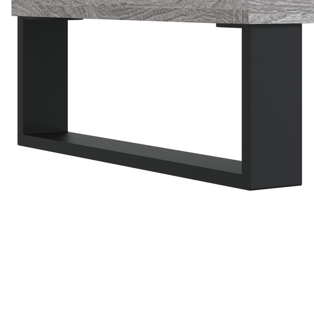 Tavolini Salotto 2pz Grigio Sonoma 50x46x35cm Legno Multistrato