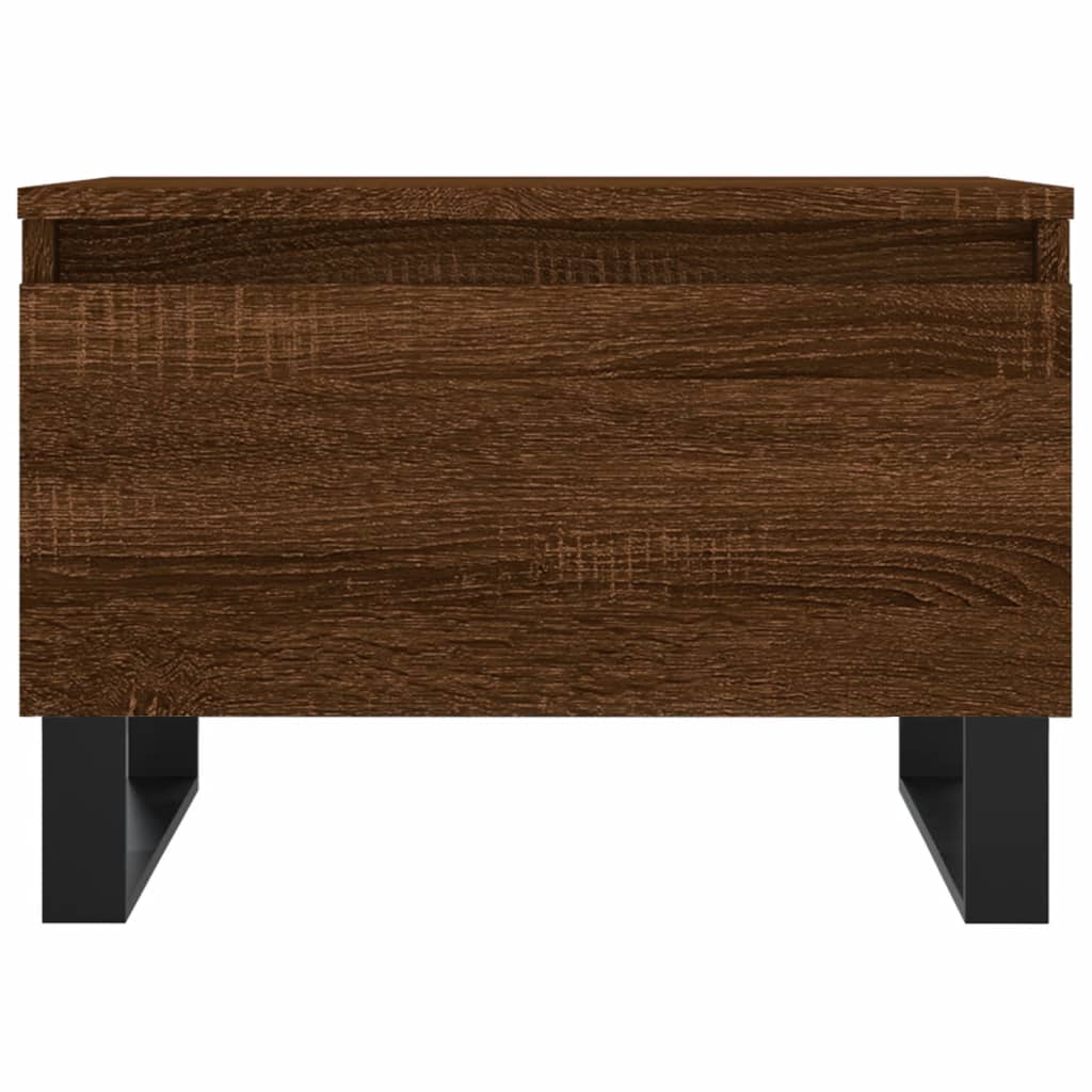 Tavolino da Salotto Rovere Marrone 50x46x35cm Legno Multistrato