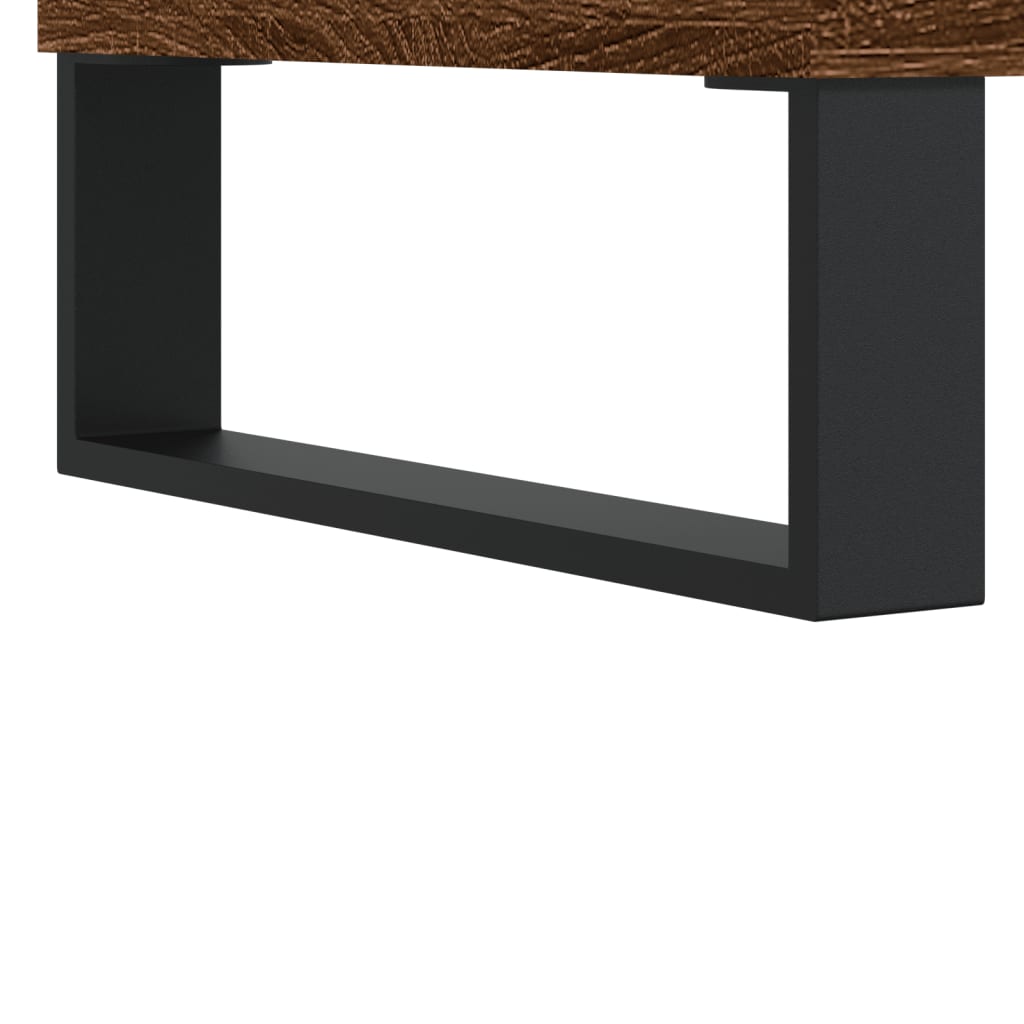 Tavolino da Salotto Rovere Marrone 50x46x35cm Legno Multistrato