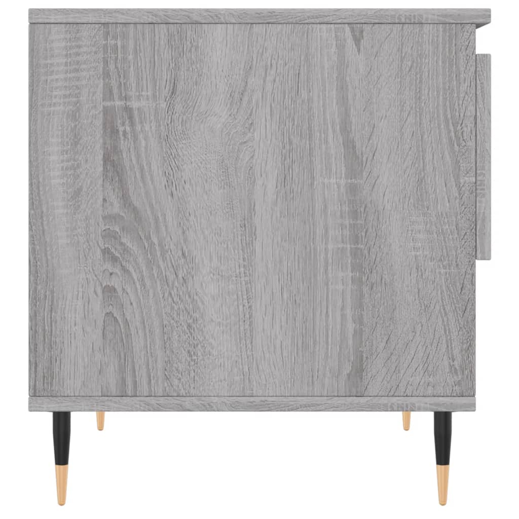 Tavolino da Salotto Grigio Sonoma 50x46x50 cm Legno Multistrato