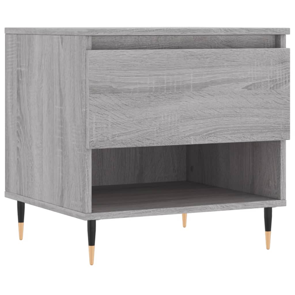 Tavolini Salotto 2pz Grigio Sonoma 50x46x50cm Legno Multistrato