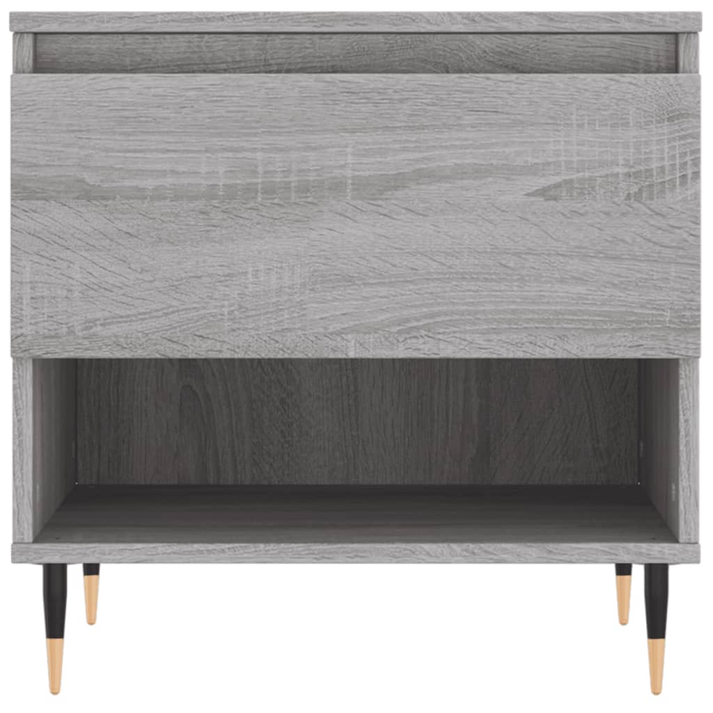 Tavolini Salotto 2pz Grigio Sonoma 50x46x50cm Legno Multistrato