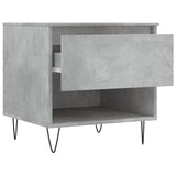 Tavolini Salotto 2pz Grigio Cemento 50x46x50 Legno Multistrato