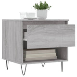 Tavolini Salotto 2pz Grigio Sonoma 50x46x50cm Legno Multistrato