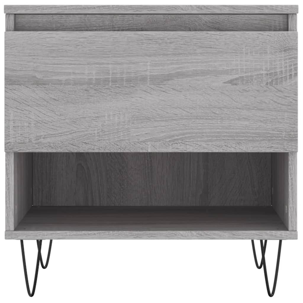 Tavolini Salotto 2pz Grigio Sonoma 50x46x50cm Legno Multistrato