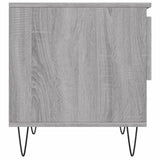 Tavolini Salotto 2pz Grigio Sonoma 50x46x50cm Legno Multistrato