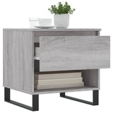 Tavolini Salotto 2pz Grigio Sonoma 50x46x50cm Legno Multistrato