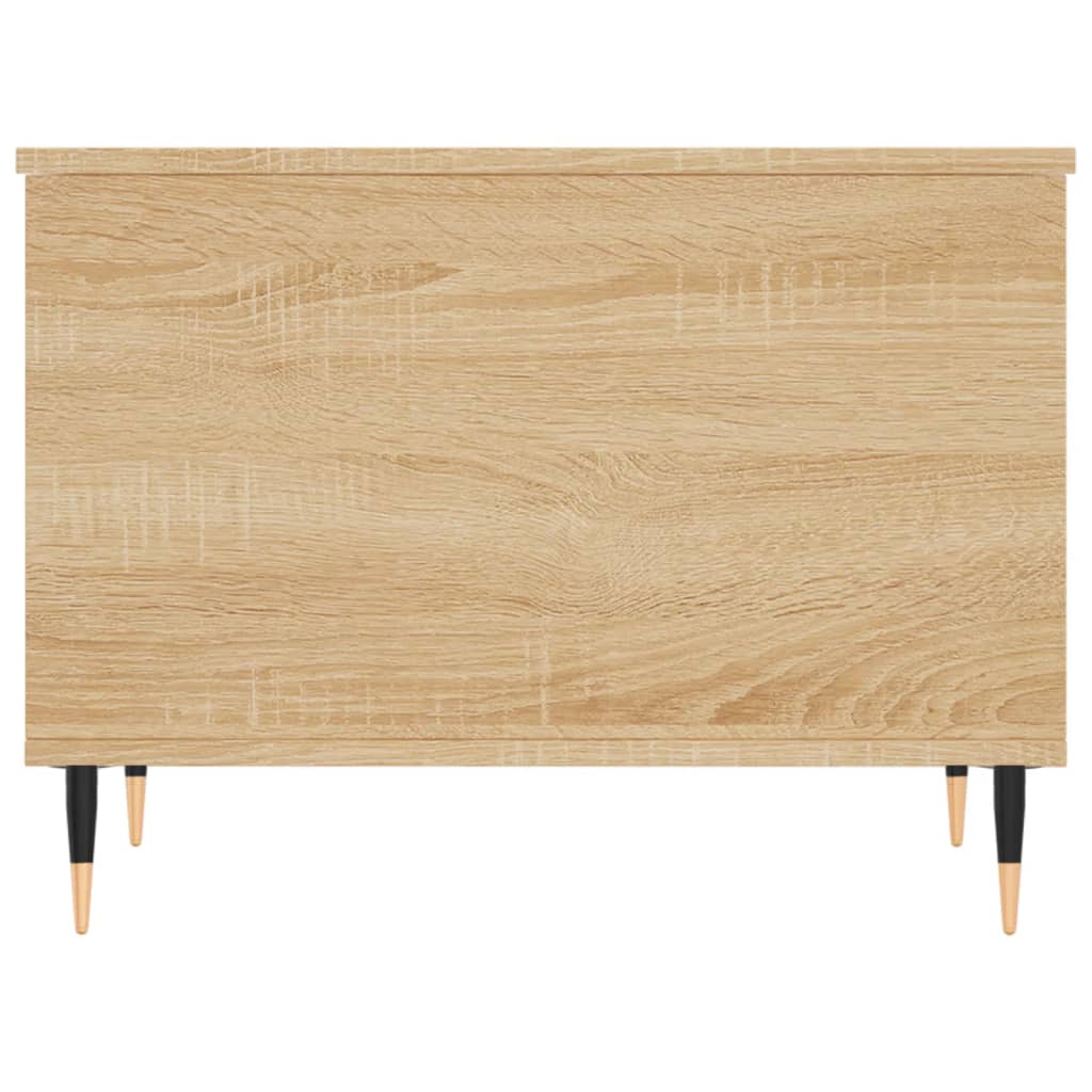 Tavolino Salotto Rovere Sonoma 60x44,5x45 cm Legno Multistrato