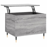 Tavolino Salotto Grigio Sonoma 60x44,5x45 cm Legno Multistrato