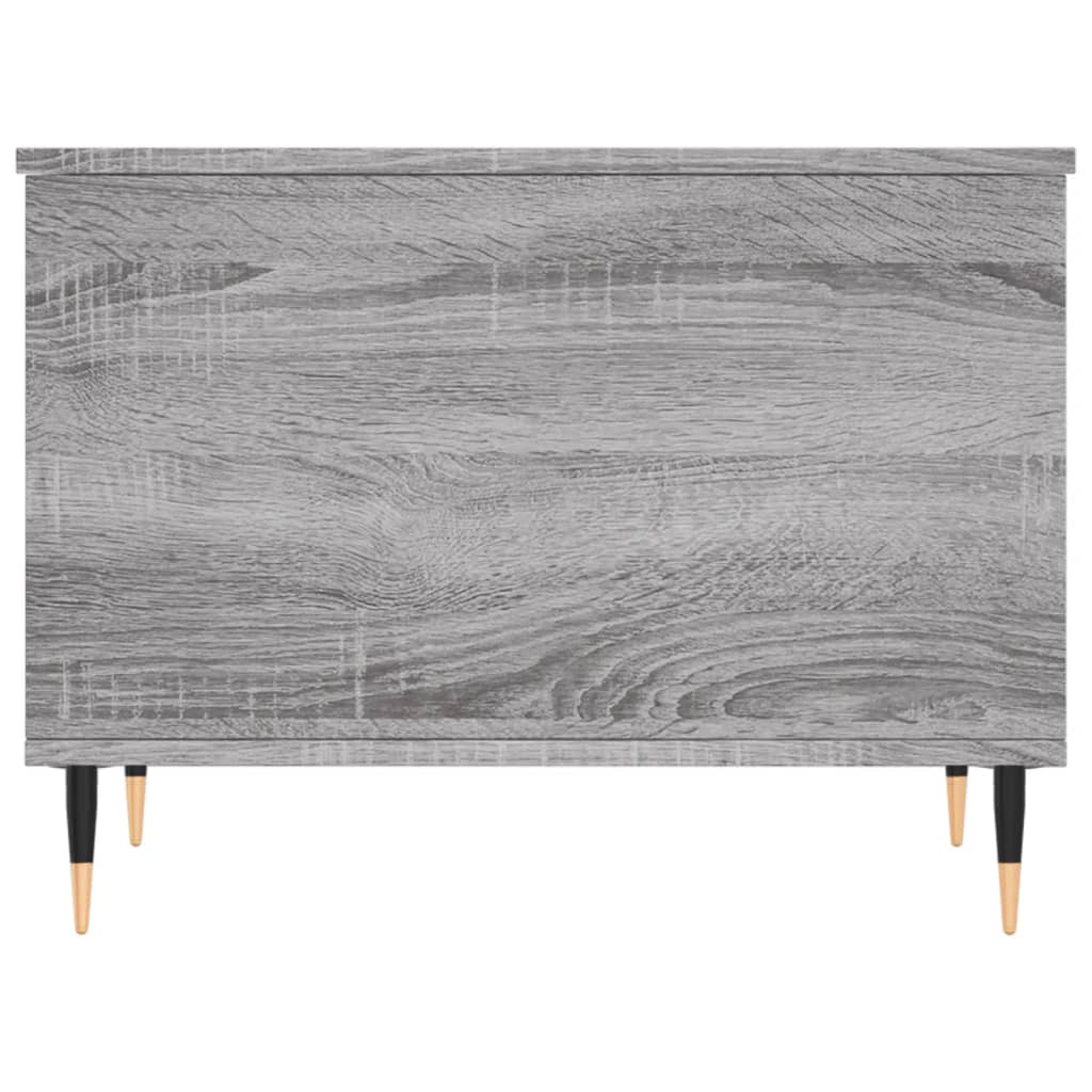 Tavolino Salotto Grigio Sonoma 60x44,5x45 cm Legno Multistrato