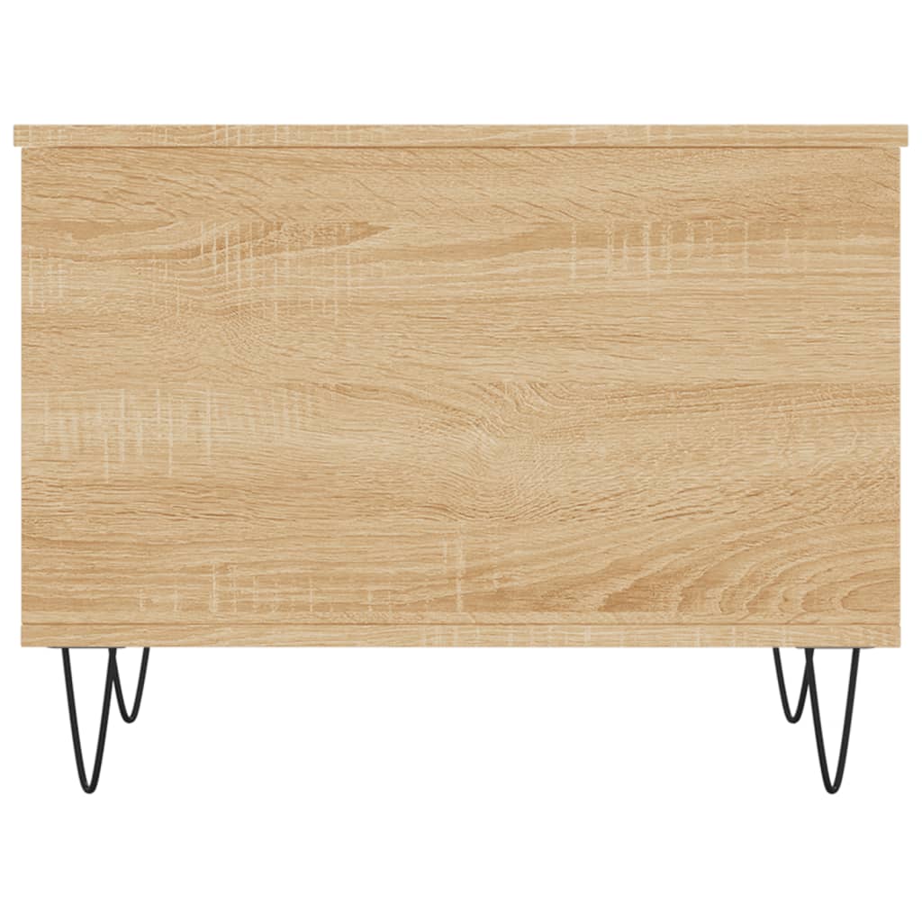 Tavolino Salotto Rovere Sonoma 60x44,5x45 cm Legno Multistrato