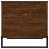 Tavolino Salotto Rovere Marrone 60x44,5x45 cm Legno Multistrato