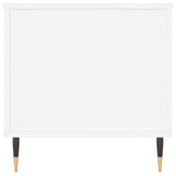 Tavolino da Salotto Bianco 90x44,5x45 cm in Legno Multistrato