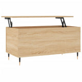 Tavolino Salotto Rovere Sonoma 90x44,5x45 cm Legno Multistrato