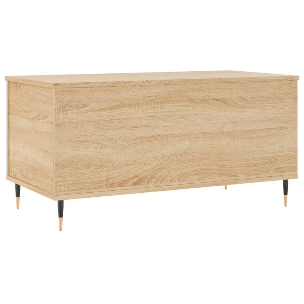 Tavolino Salotto Rovere Sonoma 90x44,5x45 cm Legno Multistrato