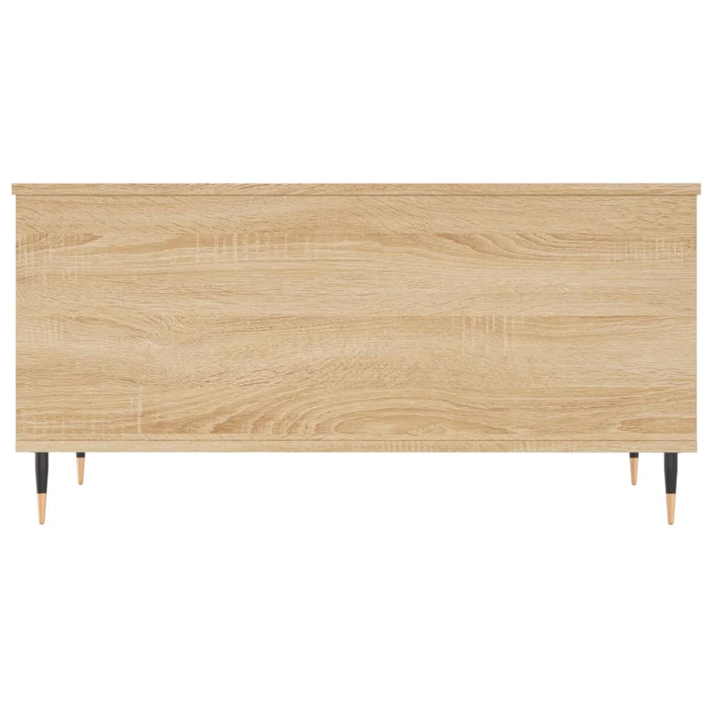 Tavolino Salotto Rovere Sonoma 90x44,5x45 cm Legno Multistrato