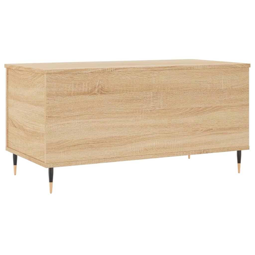 Tavolino Salotto Rovere Sonoma 90x44,5x45 cm Legno Multistrato