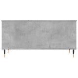 Tavolino Salotto Grigio Cemento 90x44,5x45 cm Legno Multistrato