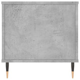 Tavolino Salotto Grigio Cemento 90x44,5x45 cm Legno Multistrato