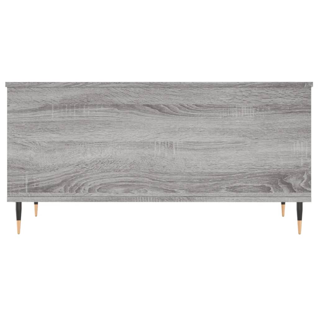 Tavolino Salotto Grigio Sonoma 90x44,5x45 cm Legno Multistrato