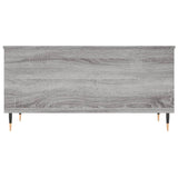 Tavolino Salotto Grigio Sonoma 90x44,5x45 cm Legno Multistrato