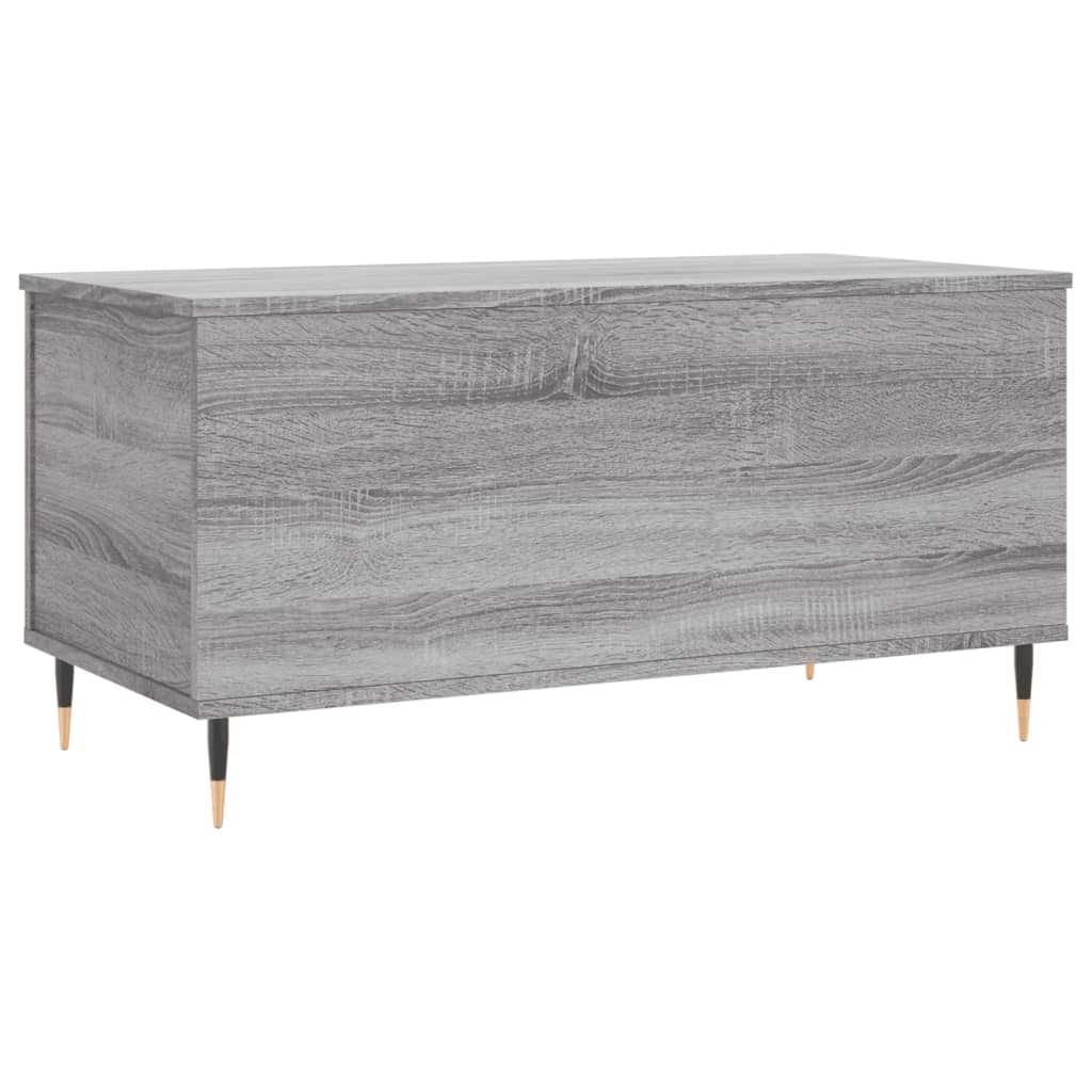 Tavolino Salotto Grigio Sonoma 90x44,5x45 cm Legno Multistrato